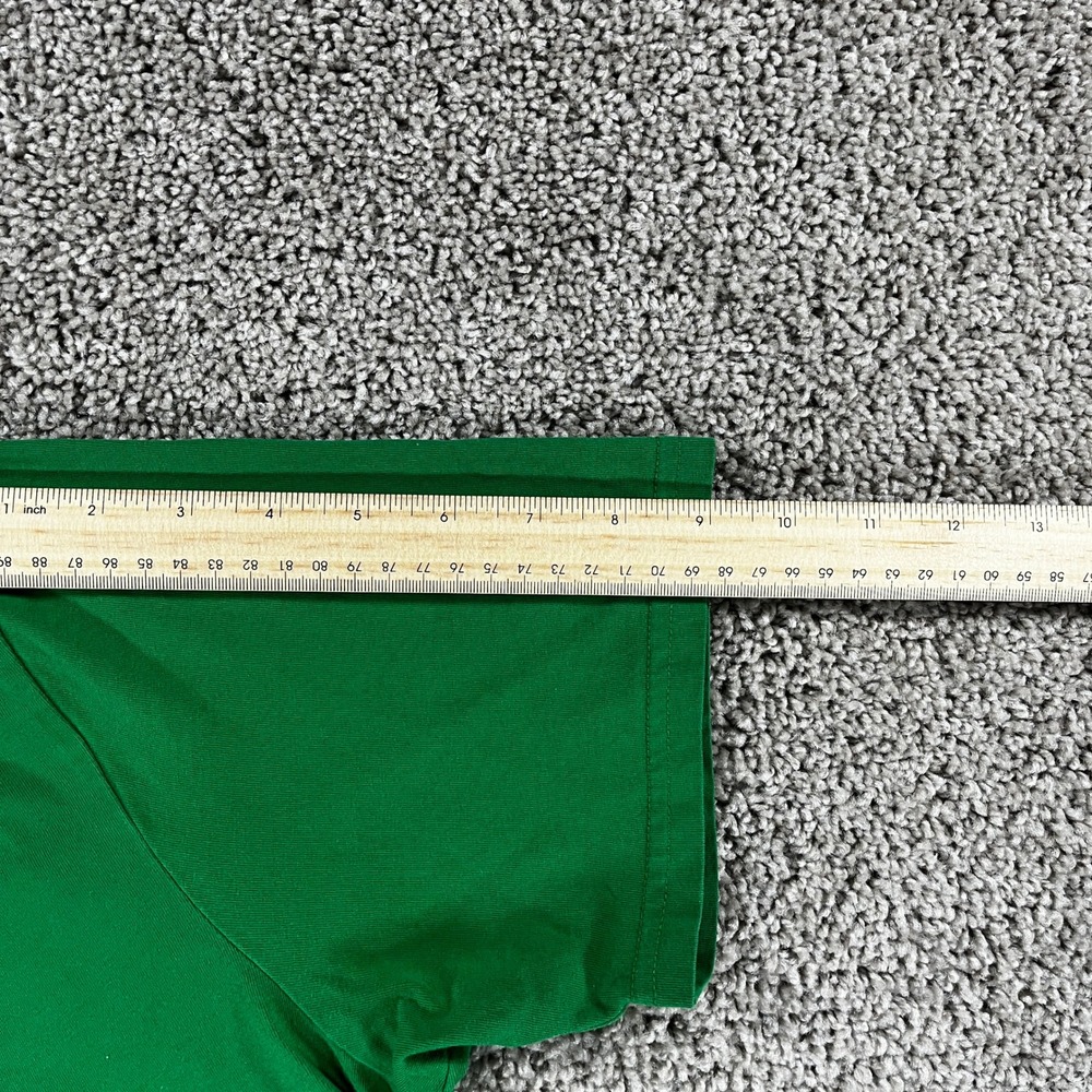 Polo Ralph Lauren Mens Green Graphic T-Shirt XL Boys Fits Mens Small Paint Logo - Picture 6 of 7